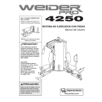 Weider WEEMBE3522 214 BENCH Manuel utilisateur