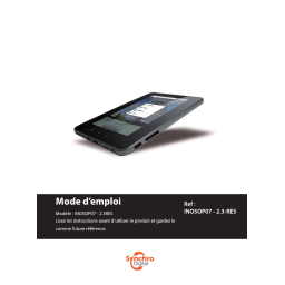 INOSOP07 - 2.3RES Tablette Manuel d'utilisation | AI Chat & PDF Access | Fixfr