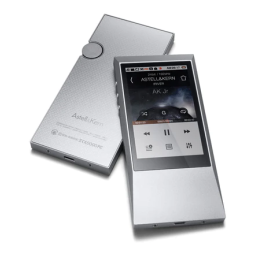 iRiver Astell & Kern AK Jr Manuel utilisateur | Fixfr