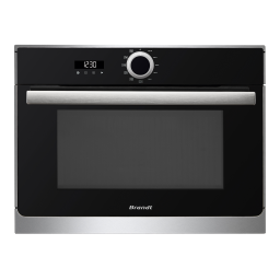Brandt BKS6135X Micro-ondes encastrable Manuel utilisateur | Fixfr