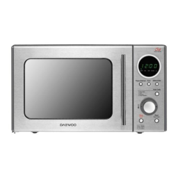 Daewoo KOG3000SL Manuel utilisateur | Fixfr