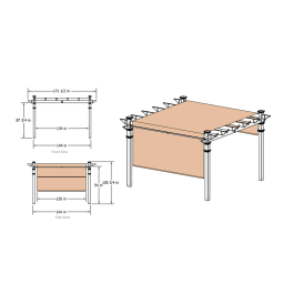 Vita 12x12 Monterey Canopy Pergola Manuel utilisateur | Fixfr