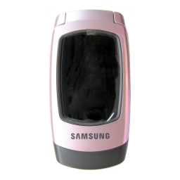 Samsung SGH-X500 Manuel utilisateur | Fixfr