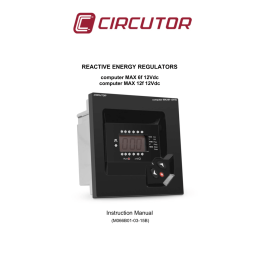 Circutor cSMARTIII-fast Power Factor regulator Manuel du propriétaire | Fixfr