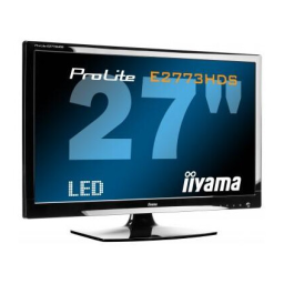 iiyama PROLITE E2773HDS Manuel utilisateur | Fixfr