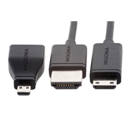 Insignia NS-DG06501 | NS-DG06501-C 6' Mini/Micro HDMI Cable Guide d'installation rapide | Fixfr