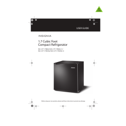 Insignia NS-CF17WH6 1.7 Cu. Ft. Mini Fridge Manuel utilisateur | Fixfr