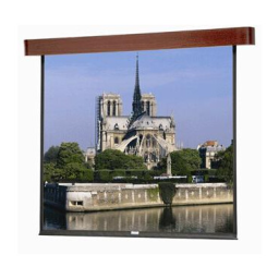 Da-Lite DESIGNER ELECTROL Manuel utilisateur | Fixfr