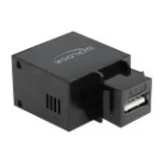 DeLOCK 86506 Keystone Module USB Type-A Charging Port 2.1 A black Fiche technique