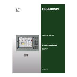 HEIDENHAIN MANUALplus 620/548 328-03 CNC Control Manuel utilisateur | Fixfr