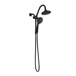 Keeney SYM022MB Symphony Matte Black 6-Spray Dual Shower Head 1.8-GPM Manuel utilisateur | Fixfr