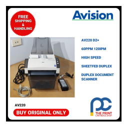 Avision AV220 Manuel utilisateur | Fixfr