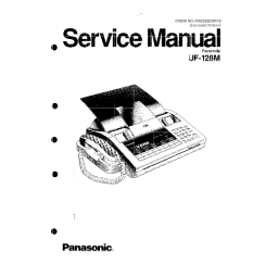 Panasonic UF128M Operating instrustions | Fixfr