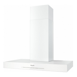 Miele DA 6698 W Puristic Edition 6000 Hotte murale éclairage LED économie d'énergie Manuel utilisateur | Fixfr