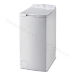 Indesit BTWA5952FR Washing machine Manuel utilisateur | Fixfr