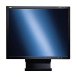NEC MultiSync® LCD1980SX Manuel utilisateur | Fixfr