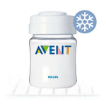 Avent SCF680/04 Pots de conservation pour lait maternel Avent Manuel utilisateur