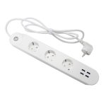 Denver SHP-300U Smart home power strip - 3in1 + 4 x USB Manuel utilisateur