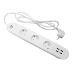 Denver SHP-300U Smart home power strip - 3in1 + 4 x USB Manuel utilisateur | Fixfr