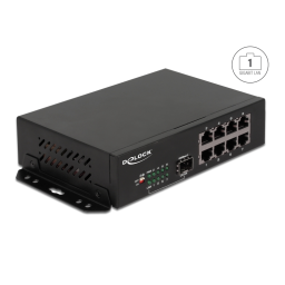 DeLOCK 87708 Gigabit Ethernet Switch 8 Port + 1 SFP Fiche technique | Fixfr