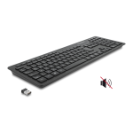 DeLOCK 12004 USB Keyboard 2.4 GHz wireless black - Silent Fiche technique