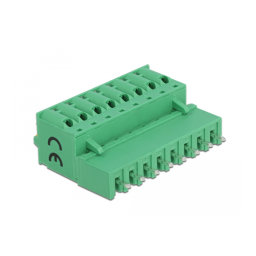 DeLOCK 66503 Terminal block set for PCB 8 pin 5.08 mm pitch vertical Fiche technique | Fixfr