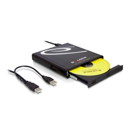 DeLOCK 42293 5.25 External Enclosure Slim IDE > USB 2.0 Fiche technique | Fixfr