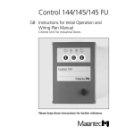Marantec Control 75 Owner's Manual