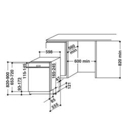 Whirlpool WBO 3T133 PF X Manuel utilisateur | Fixfr