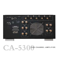 Classé CA/CT-5300 5-Channel Amplifier Manuel du propriétaire | Fixfr