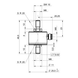 Baumer DLM30-IN Force sensor Fiche technique | Fixfr