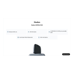 Medion MDPNA 1500 Manuel utilisateur | Fixfr