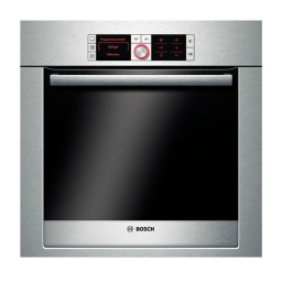 Bosch HBG78B750 Manuel du propriétaire | Fixfr