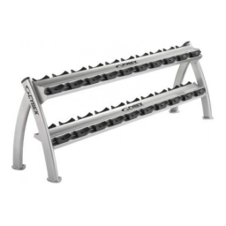 Cybex International 16250 TWIN TIER DUMBBELL RACK Manuel du propriétaire | Fixfr