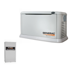 Generac 20 kW G0070381 Standby Generator Manuel utilisateur