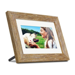 Aluratek ADPFD07F Distressed Wood Digital Photo Frame Guide de démarrage rapide | Fixfr