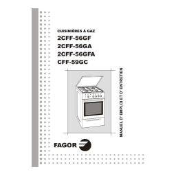 Fagor CFF-59GC Manuel utilisateur | Fixfr