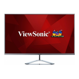 ViewSonic VX3276-2K-mhd MONITOR Mode d'emploi | Fixfr