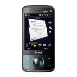 HTC Touch CDMA Manuel utilisateur | Fixfr