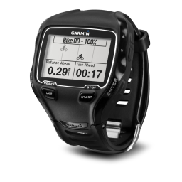 Forerunner 910XT Manuel utilisateur + AI Chat & PDF | Fixfr