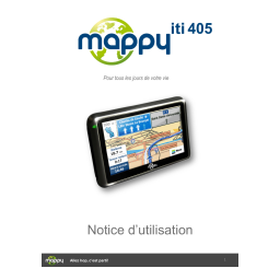 MAPPY iti 405 Manuel utilisateur | Fixfr