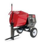 Toro MM-858H-P Mortar Mixer Concrete Equipment Manuel utilisateur