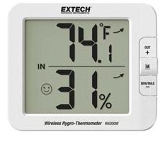 Extech Instruments RH200W Multi-Channel Wireless Hygro-Thermometer Manuel utilisateur | Fixfr