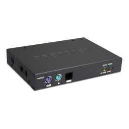 Trendnet TK-IP101 1-Port KVM Switch over IP Fiche technique | Fixfr