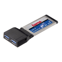 Hama 00062773 DVB-T PC Card, digital/analogue Manuel utilisateur | Fixfr