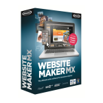 MAGIX Website Maker MX Mode d'emploi