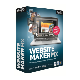 MAGIX Website Maker MX Mode d'emploi | Fixfr