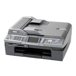 Brother MFC-820CW Inkjet Printer Manuel utilisateur | Fixfr