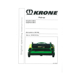 Krone EasyFlow 300; EasyFlow 380 Mode d'emploi