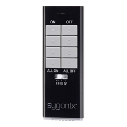 Sygonix SY-3523522 RS2W Wireless Remote control Manuel du propriétaire | Fixfr